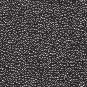 Miyuki Rocailles Perlen 1,5mm 2065 matt darkgrey 11gr